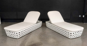 Skyline Design Chaise Longues, Pair