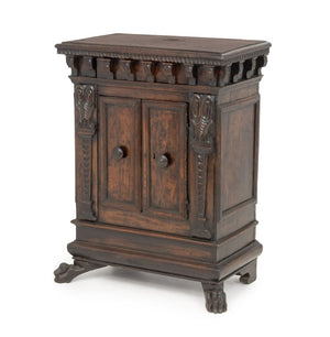 Italian Renaissance Walnut Cabinet, 17th C.