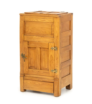 American Oak Ice Box Chest