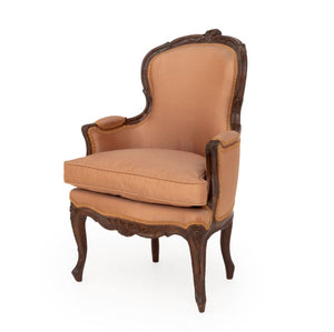Louis XV Silk Upholstered Child's Bergere