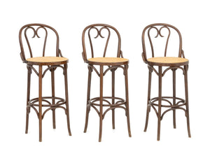 Thonet Attr. Bentwood  Bar Stools, 3