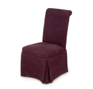 Contemporary Purple Upholstered Slipper Chair