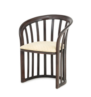 Josef Hoffmann Style Bentwood Barrel Armchair