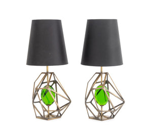 Koket "Gem" Table Lamps, Pair