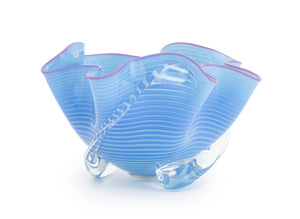 Signed Studio Glass Handkerchief Bowl, 2004