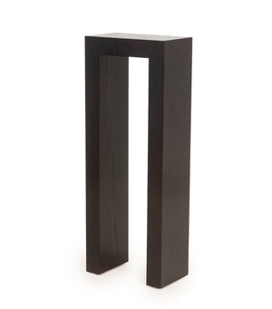 Contemporary Ebonized Wood Pedestal