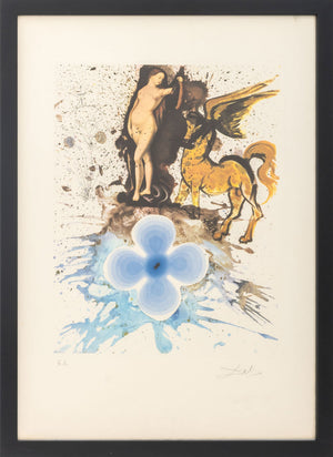 Salvador Dali "Homage to Cranach" Etching