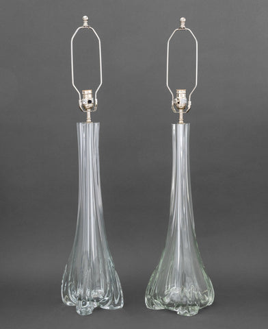 Vaughan Designs Glass Column Lamps, 2