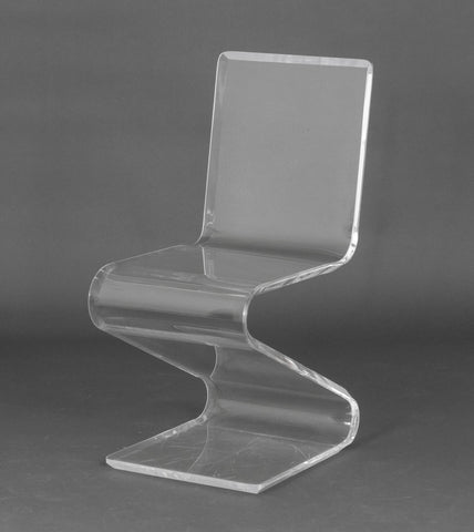 Mid-Century Modern Style Clear Acrylic 