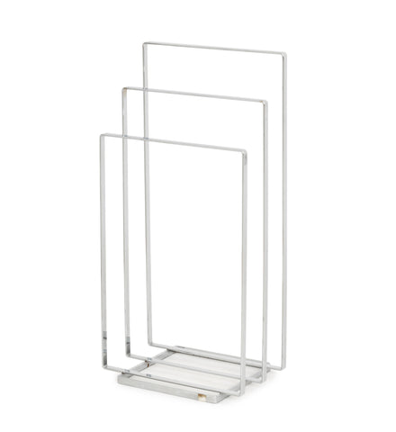 Modern Chrome-Plated Three Tier Towel Rack
