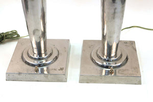 Postmodern Polished Aluminum Table Lamps (8908875596083)