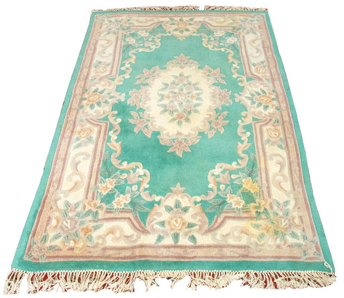 Chinese Art Deco Aubusson Manner Rug 7' x 5'