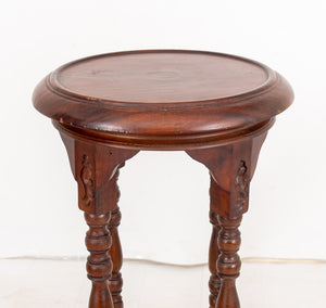 Mahogany Barley Twist Pedestal (9398985097523)