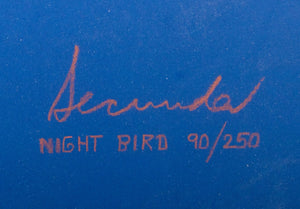 Arthur Secunda "Night Bird" Serigraph (8428746801459)
