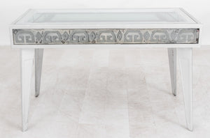 Silvered Art Deco or Moderne Vitrine Table, 1940s (8954787365171)