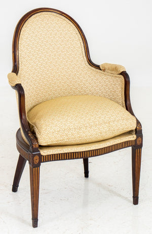 George III Style Mahogany Desk Chair (9432728076595)