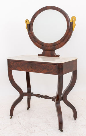 Louis Philippe Mahogany Vanity Table, ca. 1840 (8801368342835)