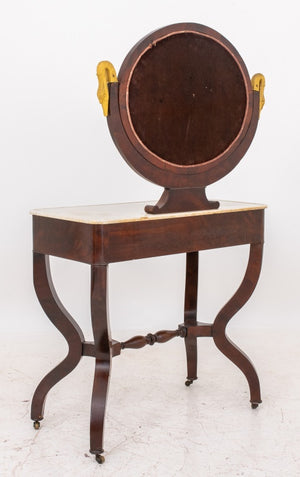 Louis Philippe Mahogany Vanity Table, ca. 1840 (8801368342835)