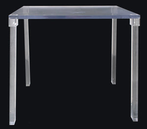 Charles Hollis Jones Style Lucite Dining Table (8799870583091)