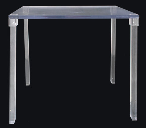 Charles Hollis Jones Style Lucite Dining Table