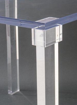 Charles Hollis Jones Style Lucite Dining Table (8799870583091)