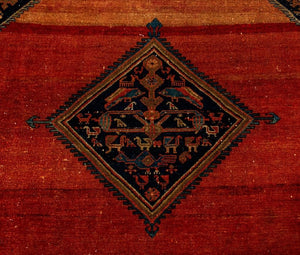 Antique Persian Bidjar Rug, 6.1' x 4.11' (8988841967923)