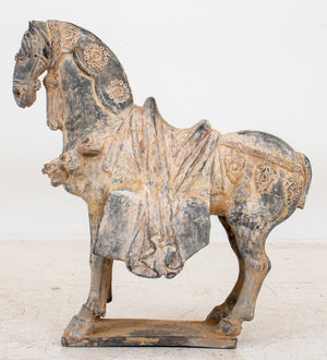 Chinese Northern Wei Style Ceramic Horse (8907160092979)