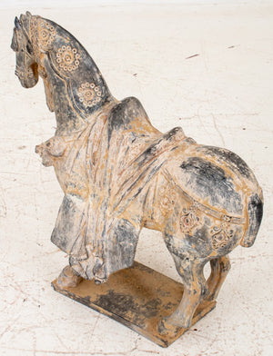 Chinese Northern Wei Style Ceramic Horse (8907160092979)