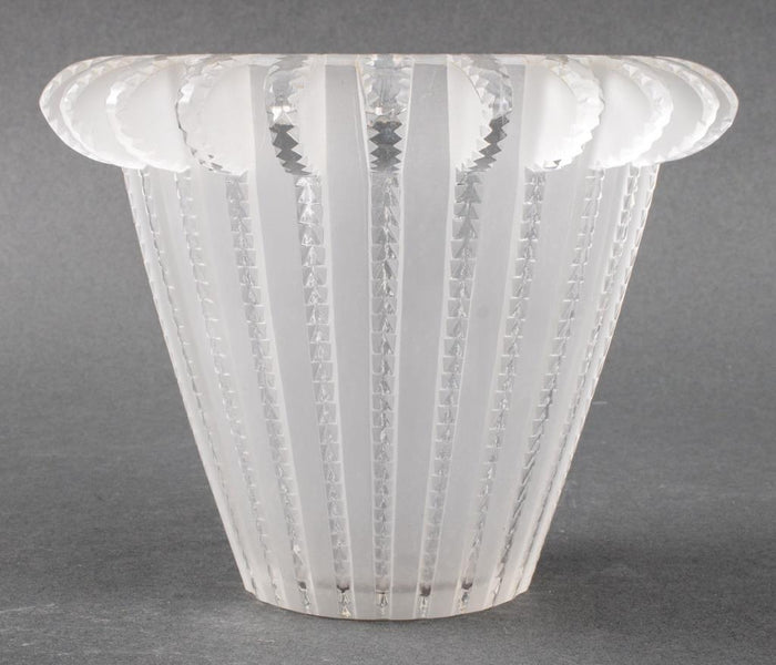 Lalique "Royat" Crystal Vase