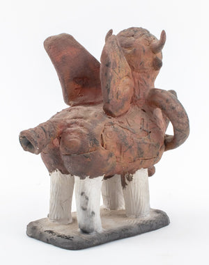 Louis Mendez Ceramic Nude Centaur Sculpture (8898313683251)