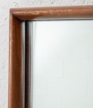 John Widdicomb Mid-Century Modern Walnut Mirror (8416453689651)