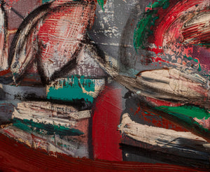 Irene Zevon Modern Abstract Oil on Canvas (8416311804211)