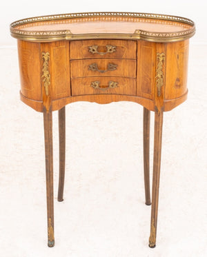 French Louis XV Style Marquetry  Bean Side Table (8337488052531)
