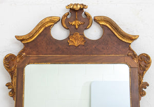 George II Style Parcel Gilded Walnut Mirror (8824956911923)