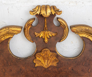 George II Style Parcel Gilded Walnut Mirror (8824956911923)