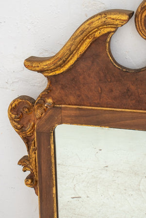 George II Style Parcel Gilded Walnut Mirror (8824956911923)