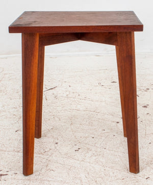 Pierre Jeanneret  Style Mid-Century Modern Teak End Table (8330152182067)