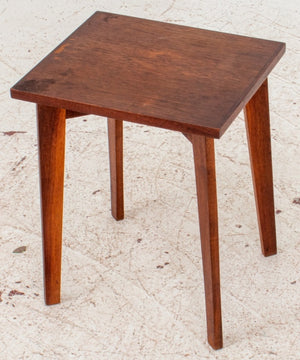 Pierre Jeanneret  Style Mid-Century Modern Teak End Table (8330152182067)