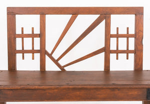 Art & Craft Oak Bench Settle (8582123159859)