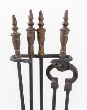 Neoclassical Fireplace Tool Set, 4 Pieces (9128170389811)