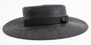 Yves Saint Laurent Rive Guache Straw Hat Style A651 (8363543265587)