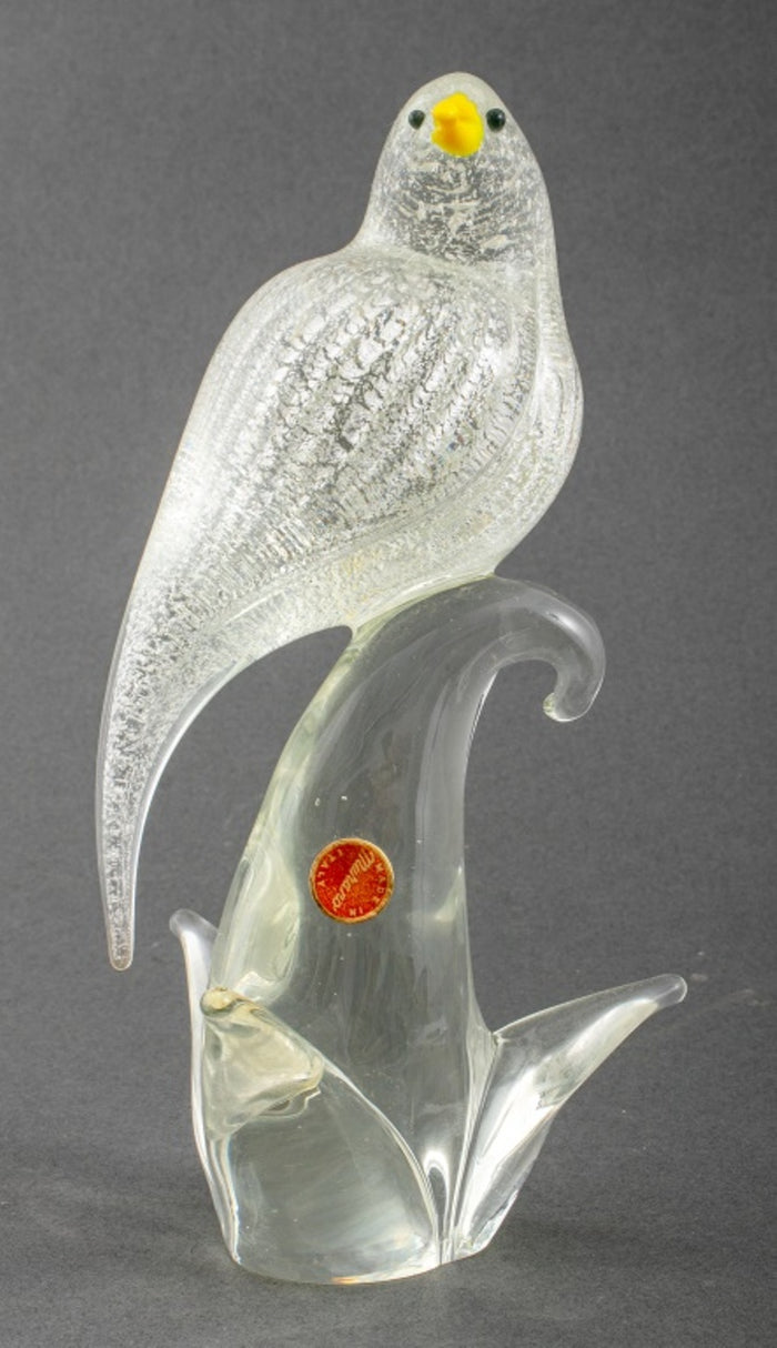 Modigliani Design Murano Glass Bird Sculpture – Showplace