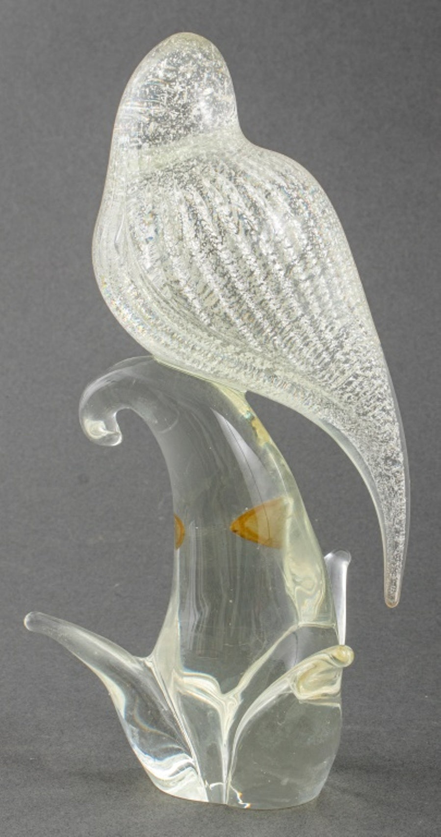 Italian Mid-Century Modern Murano Glass Bird Sculpture-NYShowplace