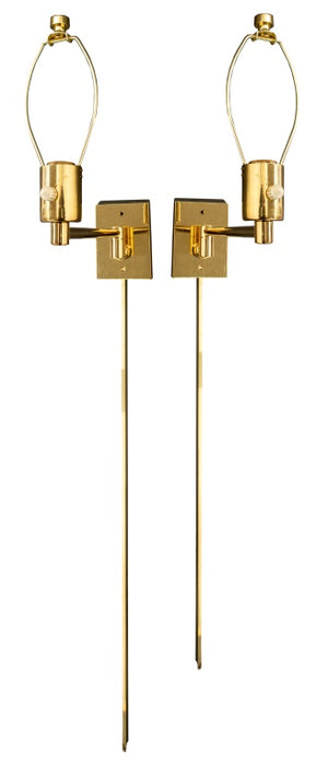 George Hansen for Hinson Brass Swing Arm Lamps, 2 (9399911842099)