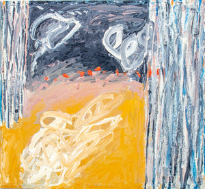 Elfi Schuselka "Fall" Abstract Oil on Canvas (8526124613939)