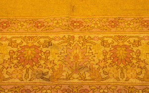 Vintage Yellow Floral Motif Rug, 7' x 4' (9000514879795)