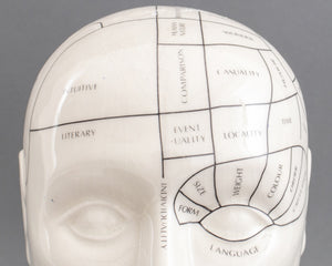 Phrenology Head Porcelain Sculpture (8898364014899)