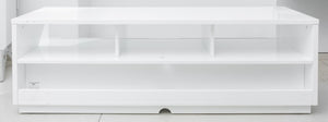 Modern White Lacquer Storage Bench (8256016974131)