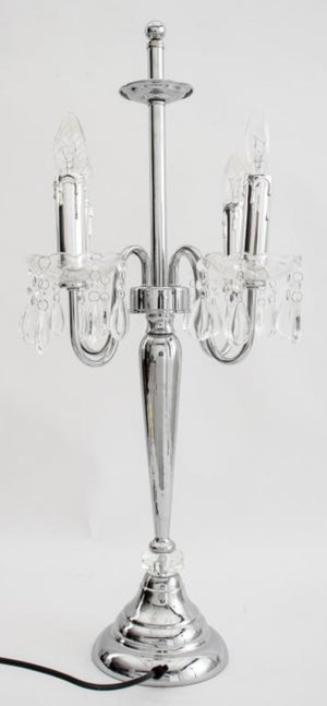 Hollywood Regency Crystal Table Lamp (8951076127027)
