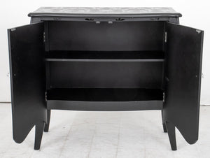 Pulaski Art Deco Revival Ebonized Side Cabinet (9309045752115)